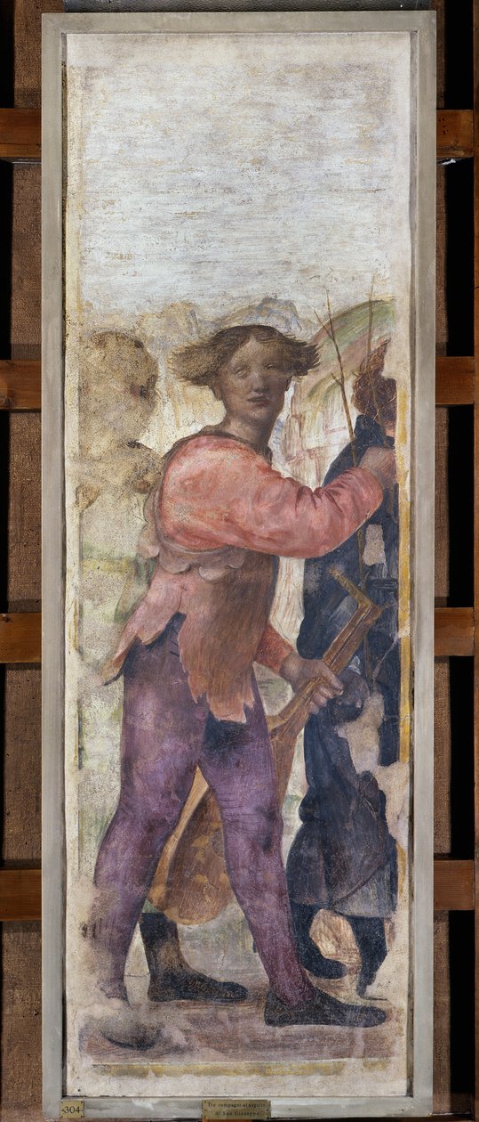 Három fiatalember alkotó: Bernardino Luini