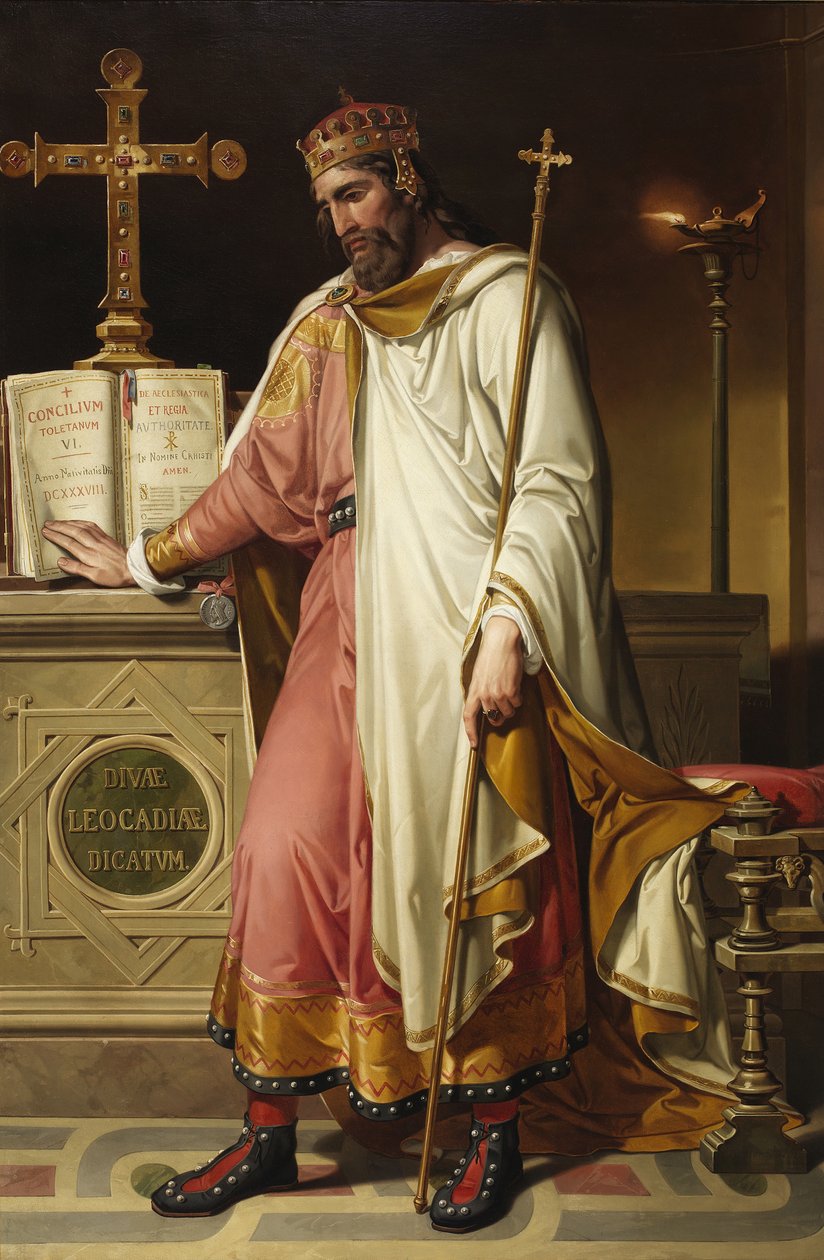 Chintila, vizigót király, 1855 alkotó: Bernardino Montañés Pérez