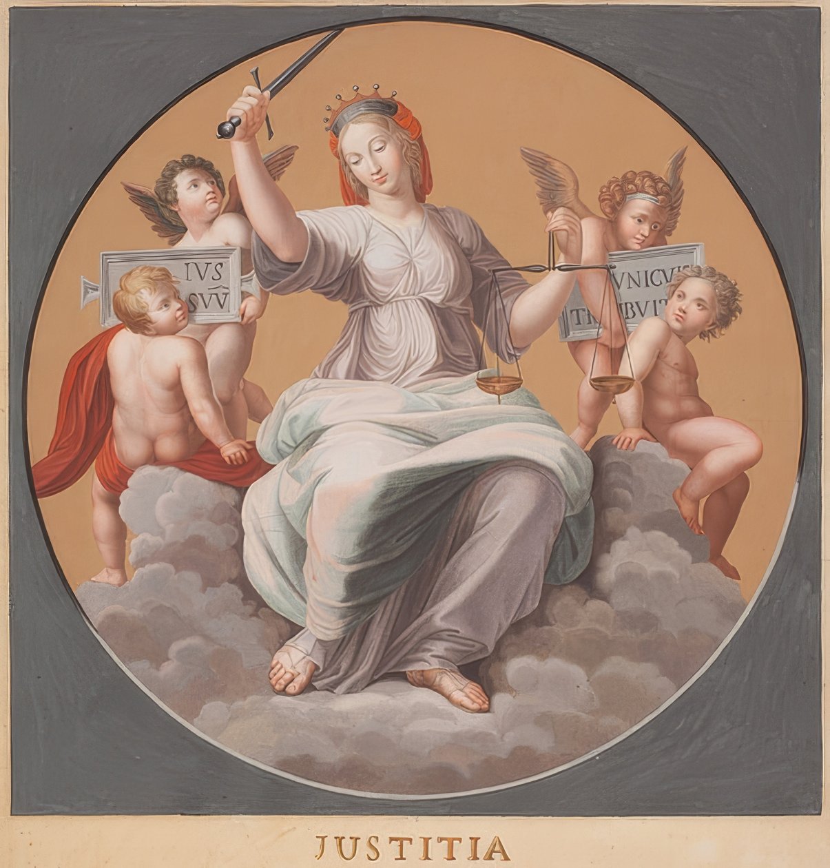 Justiz (Stanze della Segnatura) alkotó: Bernardino Nocchi