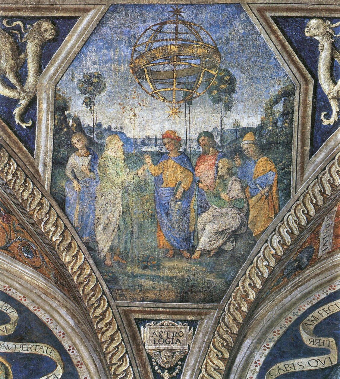 Az asztrológia allegóriája, 1490-es évek alkotó: Bernardino Pinturicchio