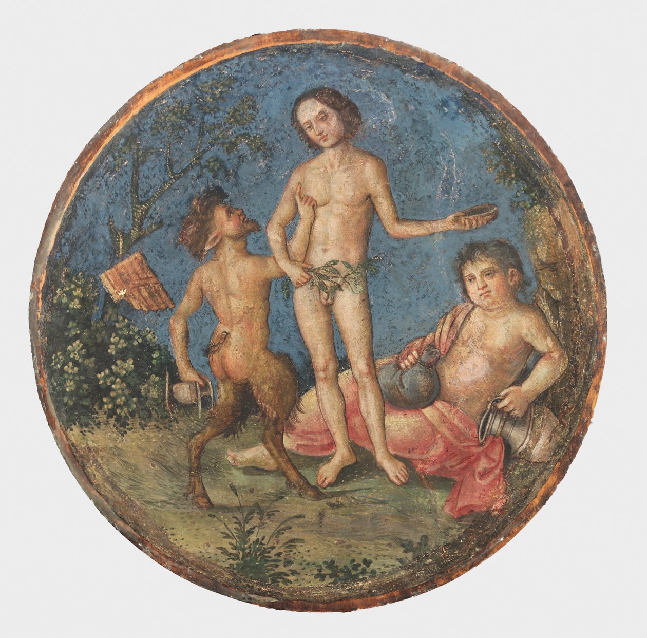 Bacchus, Pan és Silenus, kb. 1509 alkotó: Bernardino Pinturicchio