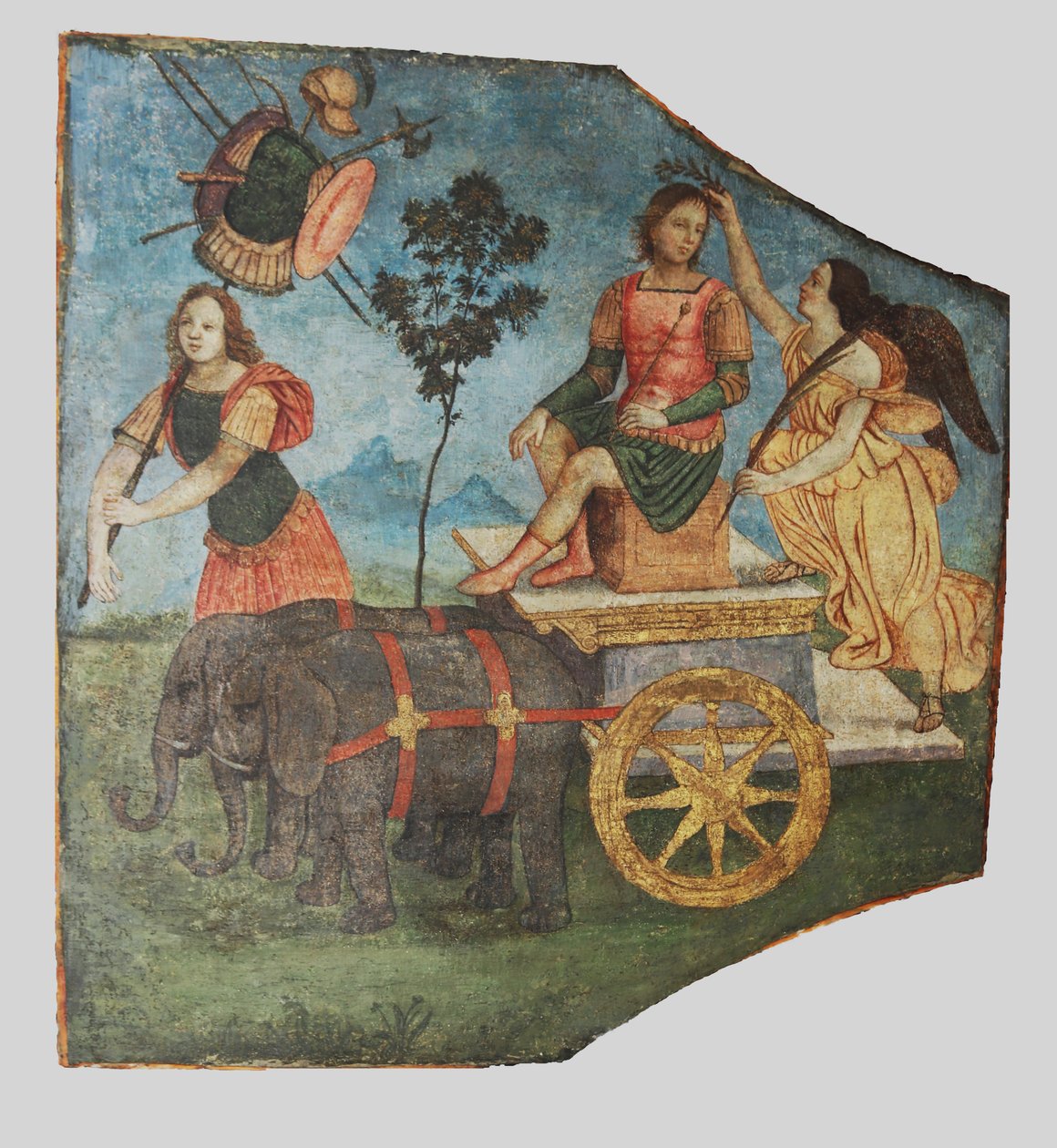 Sándor diadala, kb. 1509. alkotó: Bernardino Pinturicchio