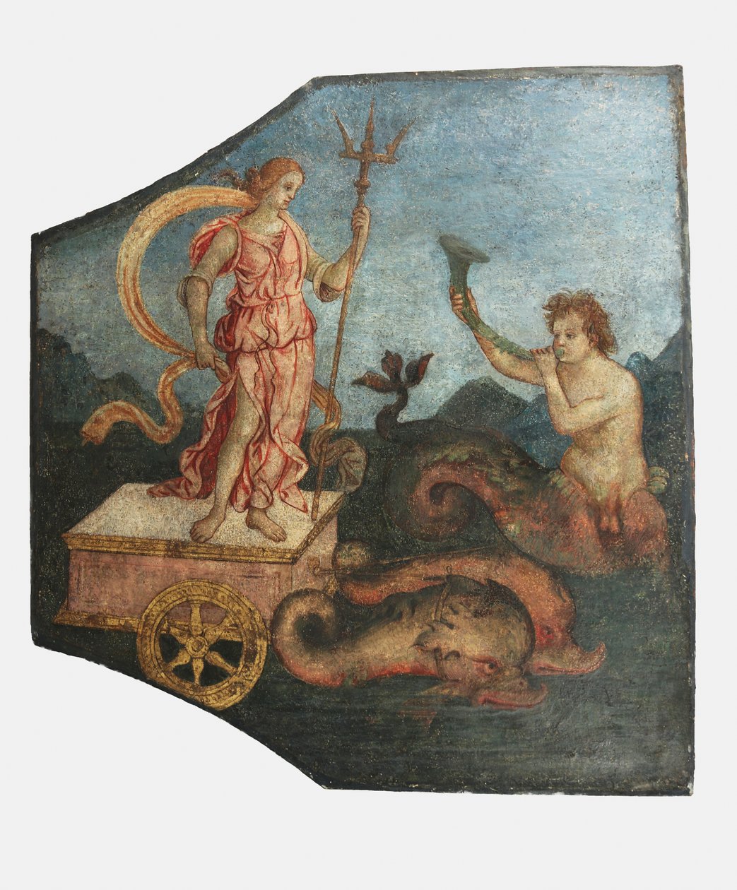 Amphitrite diadala, kb. 1509. alkotó: Bernardino Pinturicchio