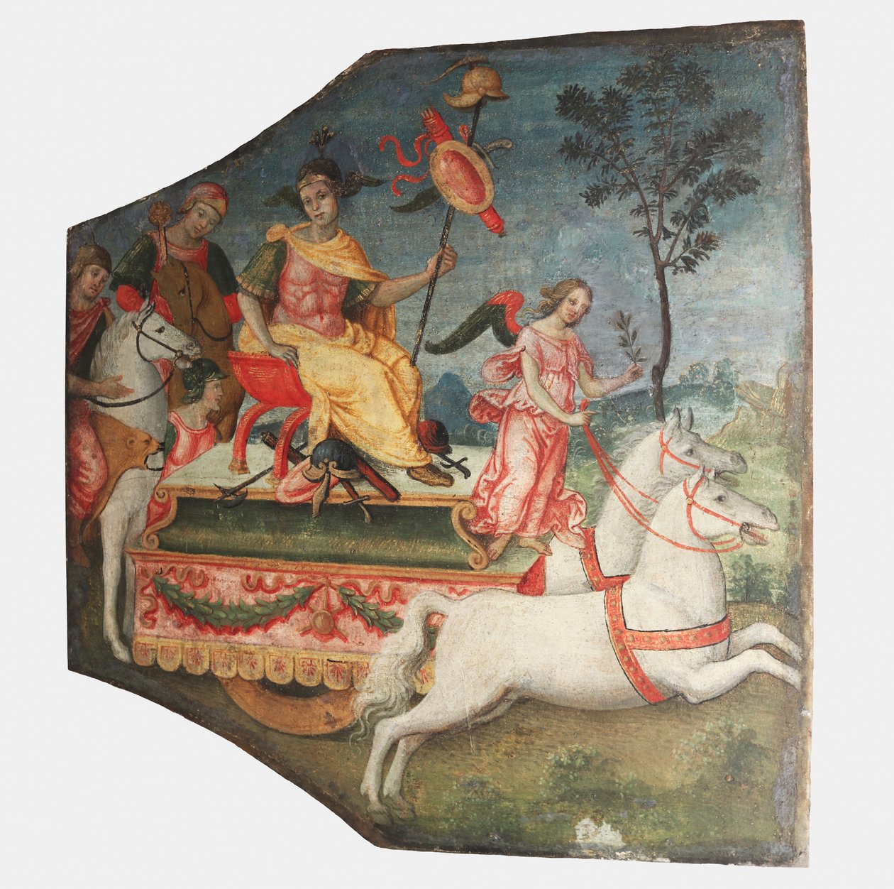 Egy harcos diadala, kb. 1509. alkotó: Bernardino Pinturicchio