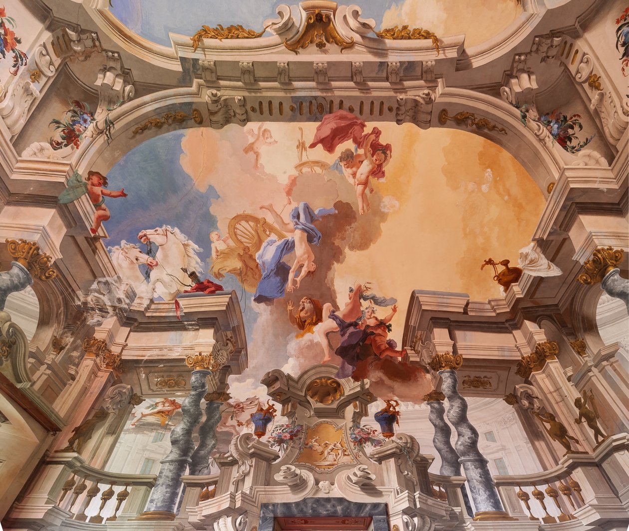 A Phaethon bukása alkotó: Bernardino and Fabrizio Galliari
