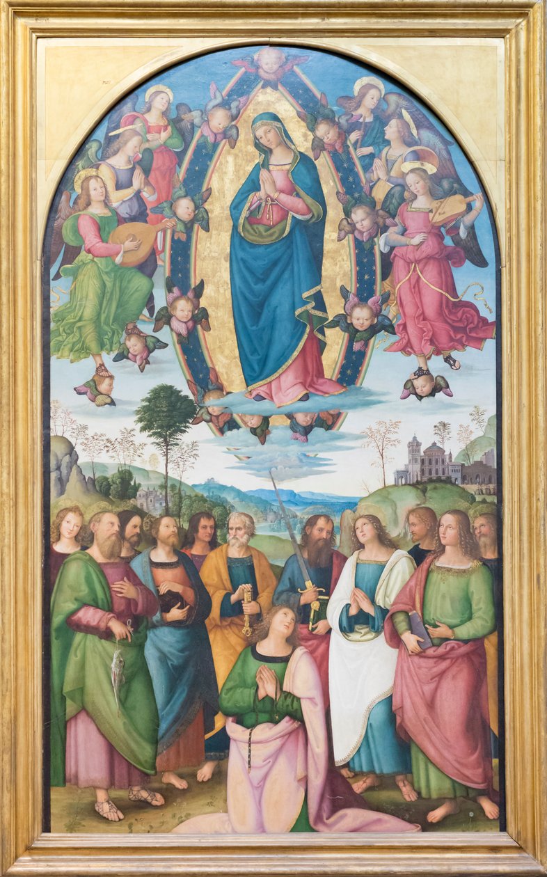 Szűz Mária mennybevétele alkotó: Bernardino di Betto (& studio) Pinturicchio