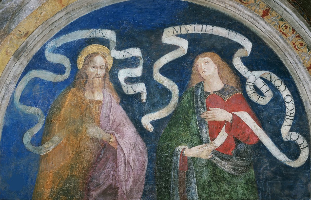 András apostol és Ézsaiás próféta – András apostol és Ézsaiás próféta, Pinturicchio, Bernardino, Workshop of (1454-1513). Friss alkotó: Bernardino di Betto (workshop of) Pinturicchio