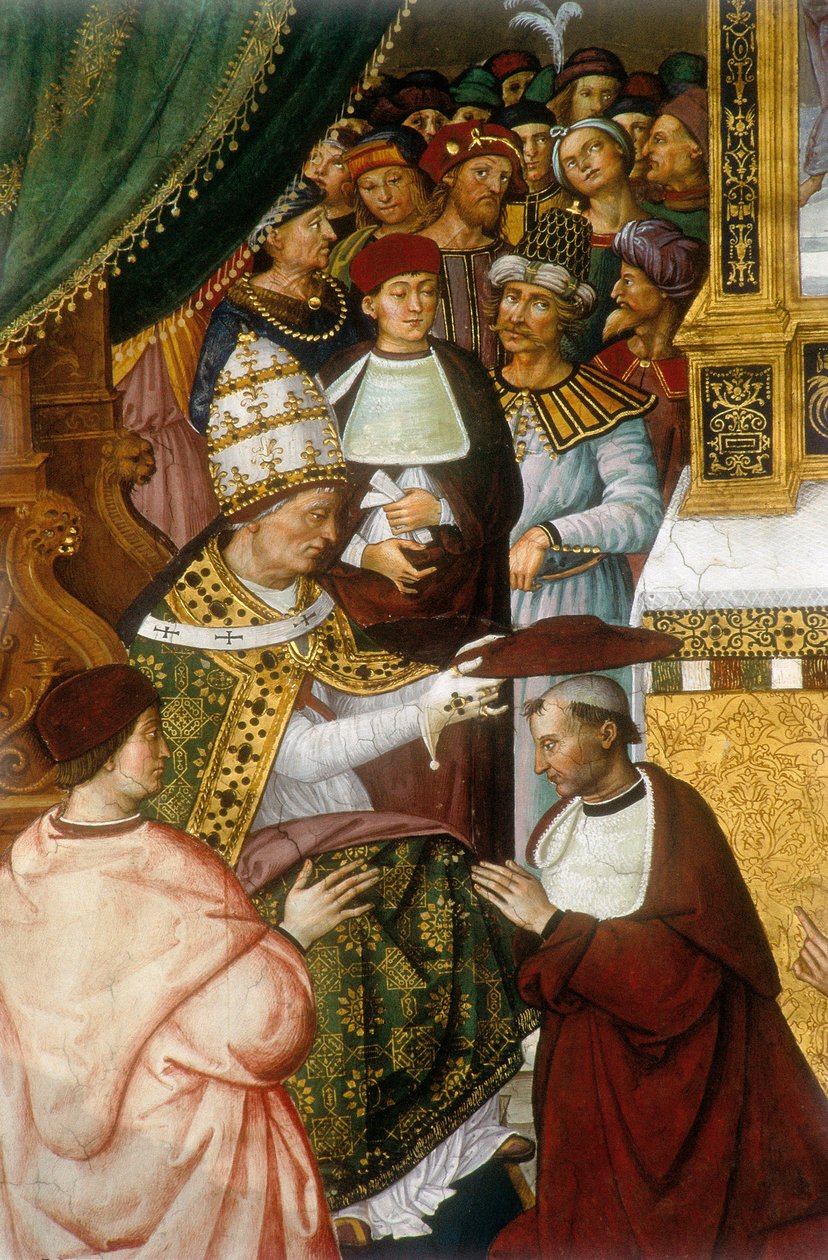 Vie du pape Pio (Pie) II (Enea Silvio Piccolomini alkotó: Bernardino di Betto Pinturicchio