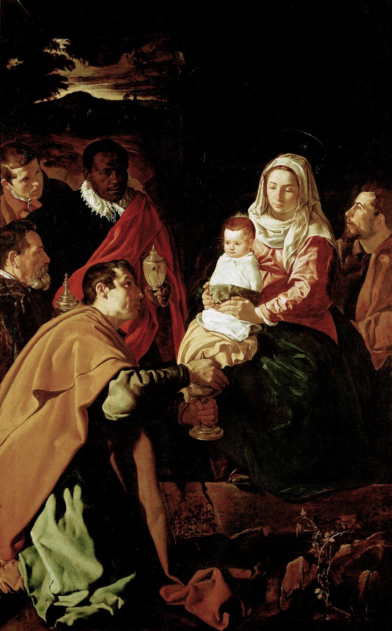 A Mágusok imádata, 1619 körül (olaj, vászon) alkotó: Bernardino di Bosio & Zaganelli Francesco di Bosio (c.1470 c.1532) Zaganelli