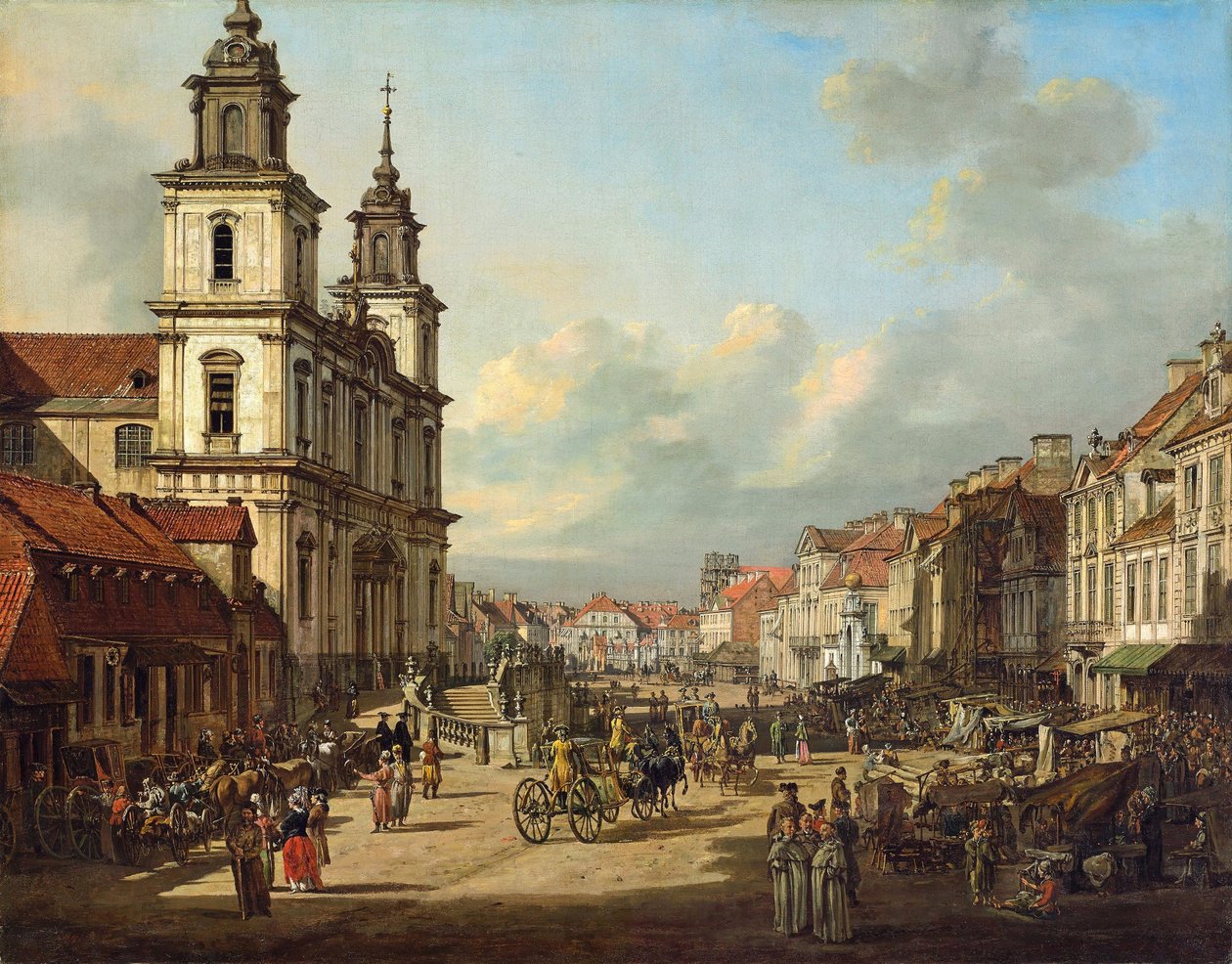 Varsói Szent Kereszt templom alkotó: Bernardo Bellotto