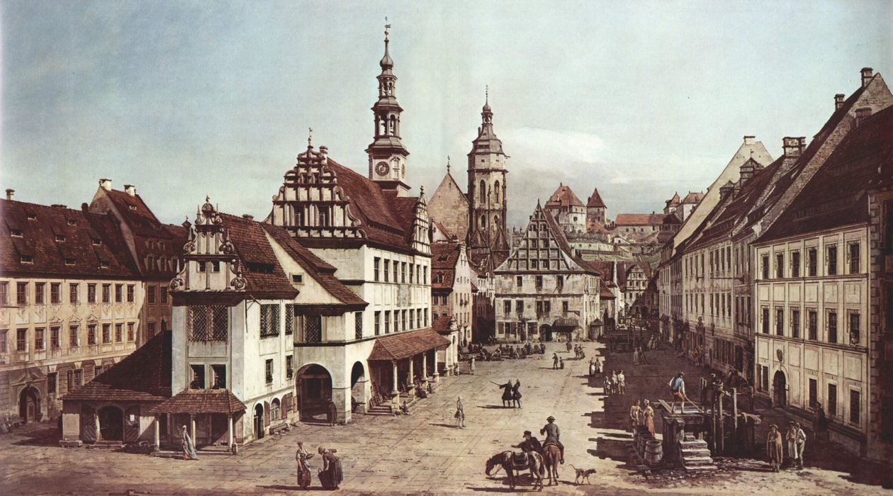 Pirna piactere alkotó: Bernardo Bellotto