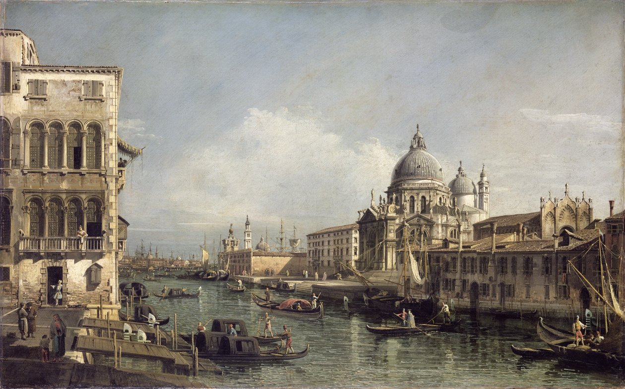 Bejárat a Grand Canal, Velence alkotó: Bernardo Bellotto