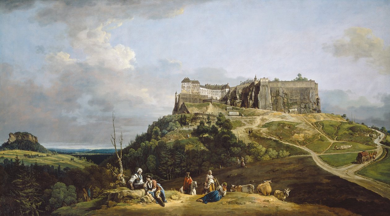 Koenigstein erőd alkotó: Bernardo Bellotto