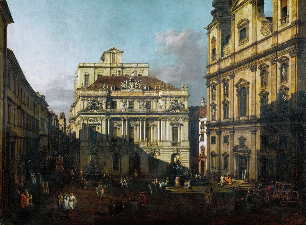 Hely az egyetem előtt alkotó: Bernardo Bellotto
