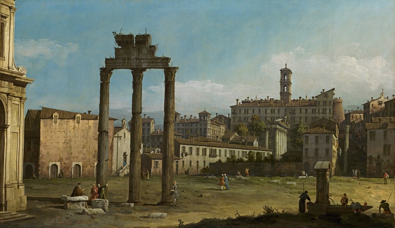 A fórum romjai, Róma alkotó: Bernardo Bellotto