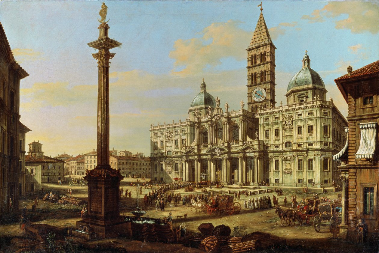 Santa Maria Maggiore, Róma, 1739 alkotó: Bernardo Bellotto