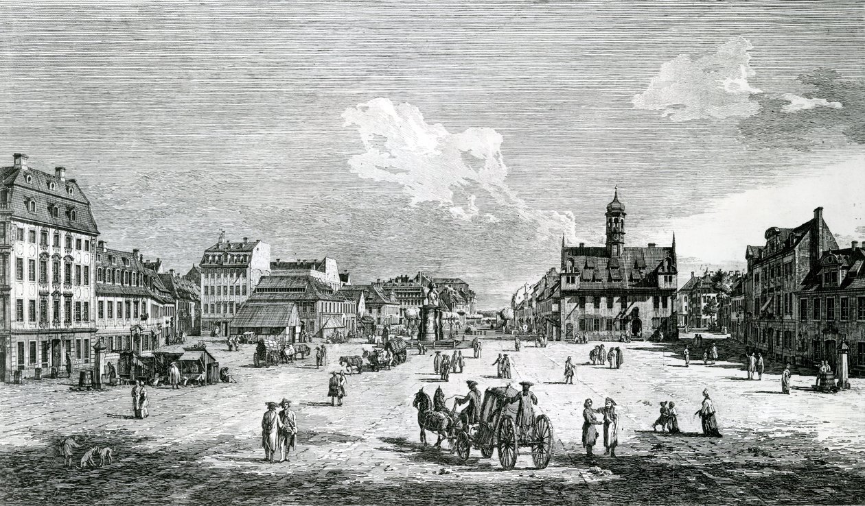 Drezda kilátása alkotó: Bernardo Bellotto