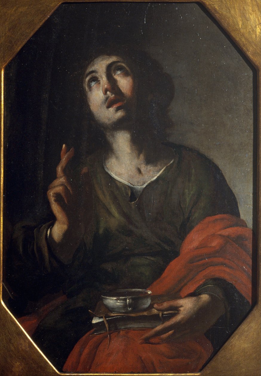 Szent János evangélista alkotó: Bernardo Cavallino