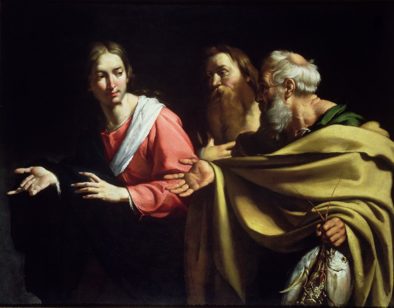 Szent Péter és Szent András elhívása alkotó: Bernardo Strozzi