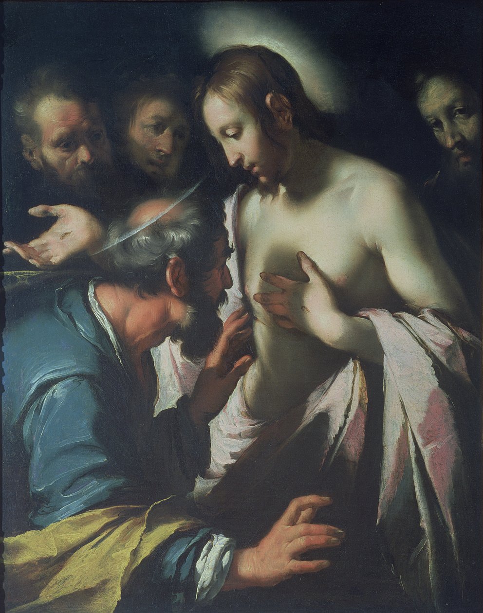 Szent Tamás hihetetlensége alkotó: Bernardo Strozzi