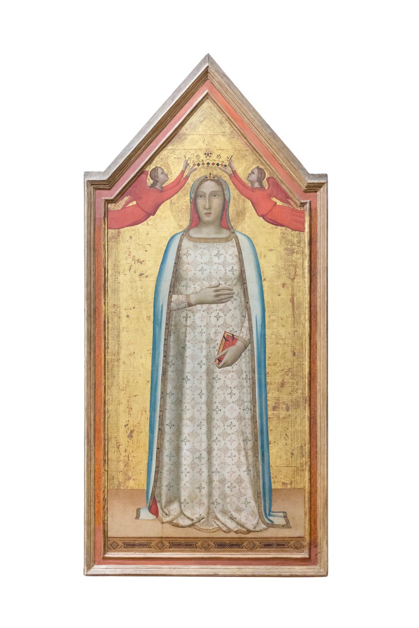 A "Madonna del parto", amelyet angyalok koronáztak meg alkotó: Bernardo (workshop of) Daddi