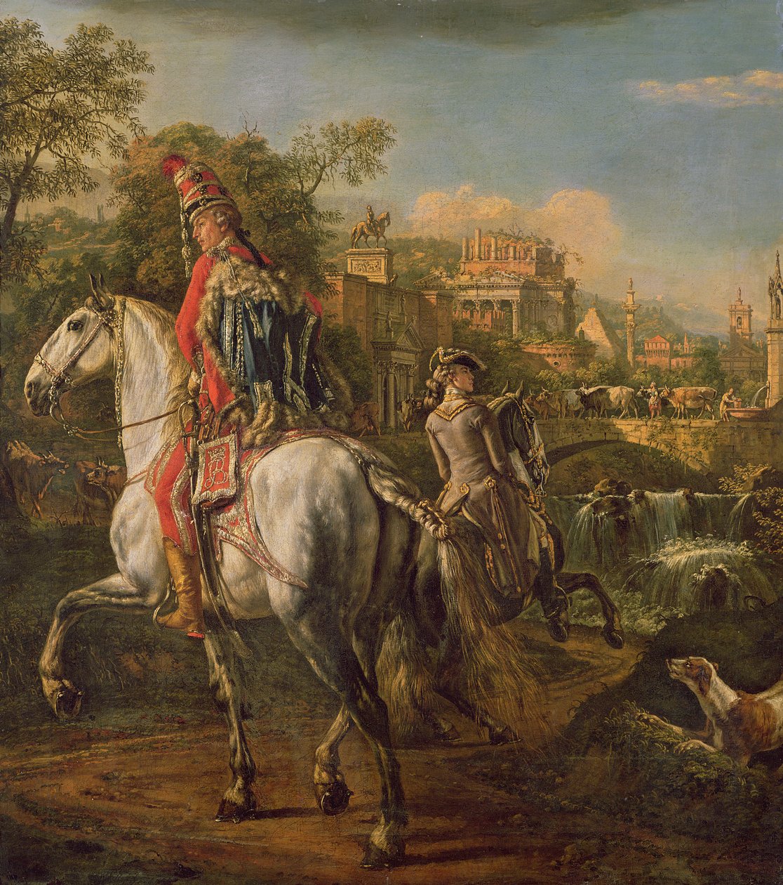 Egy huszár lóháton, 1773 alkotó: Bernardo Bellotto