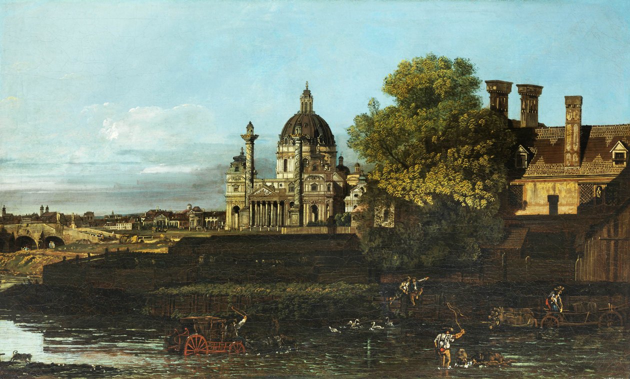 Bernardo Bellotto Bécsi Karlskirche alkotó: Bernardo Bellotto