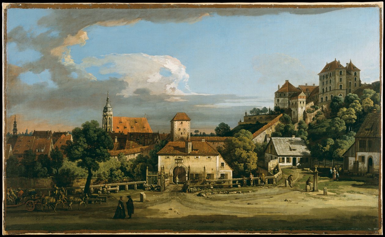 Pirna: az Obertor délről alkotó: Bernardo Bellotto