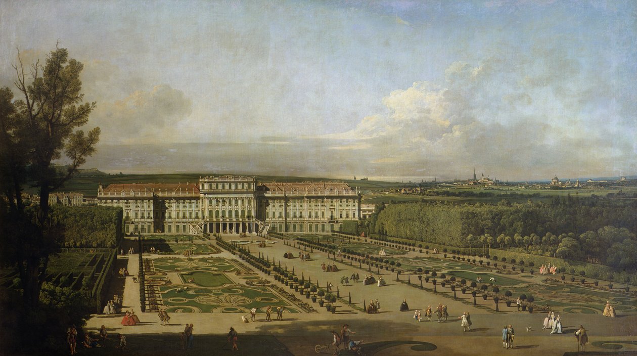 Schonbrunni kastély és kertek, 1759-61 alkotó: Bernardo Bellotto