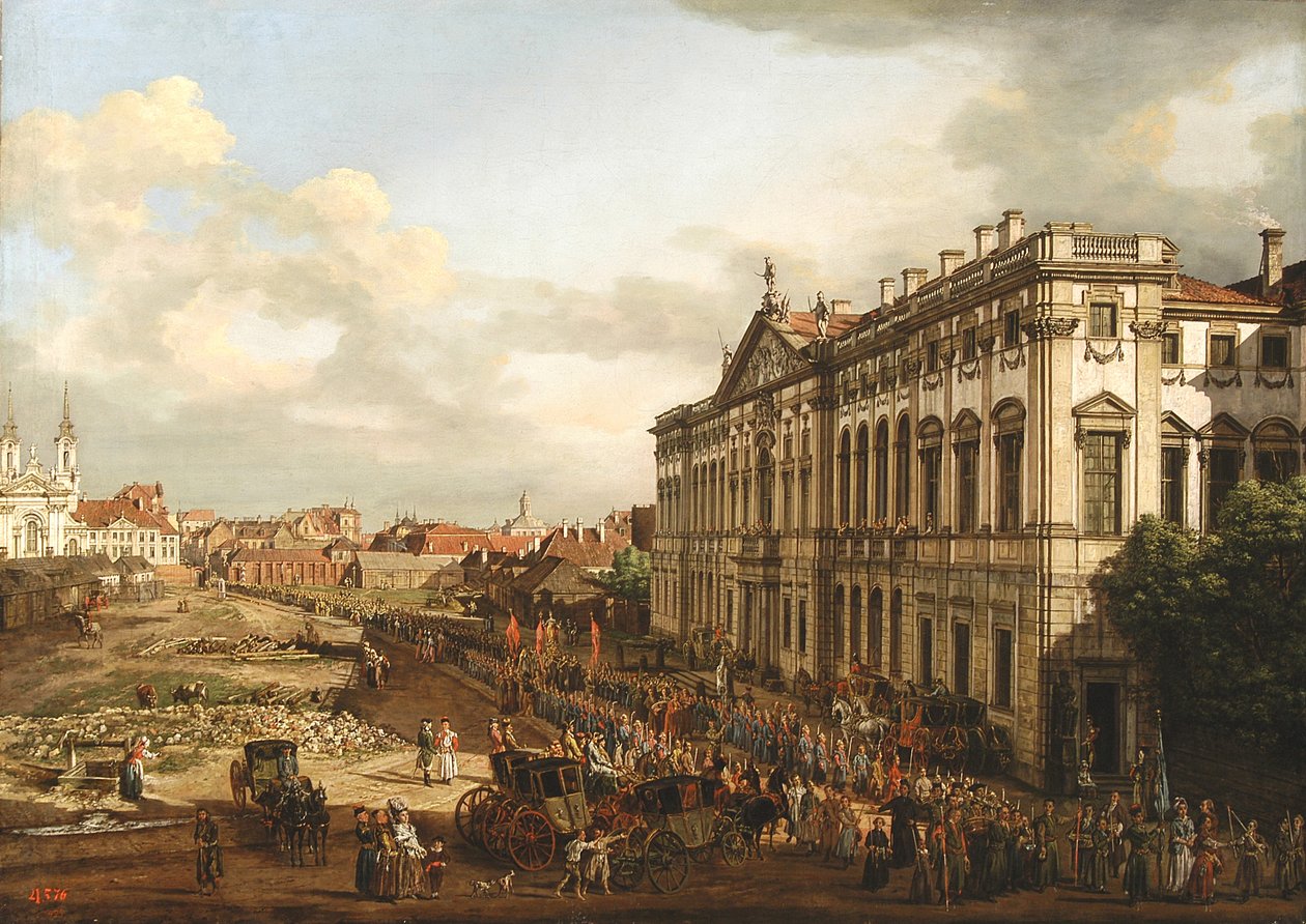 A Nemzetközösségi Palota (Krasiski-palota) alkotó: Bernardo Bellotto