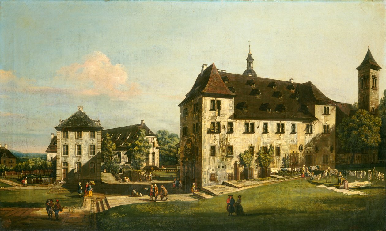A königsteini erőd: Magdalenenburg udvara alkotó: Bernardo Bellotto