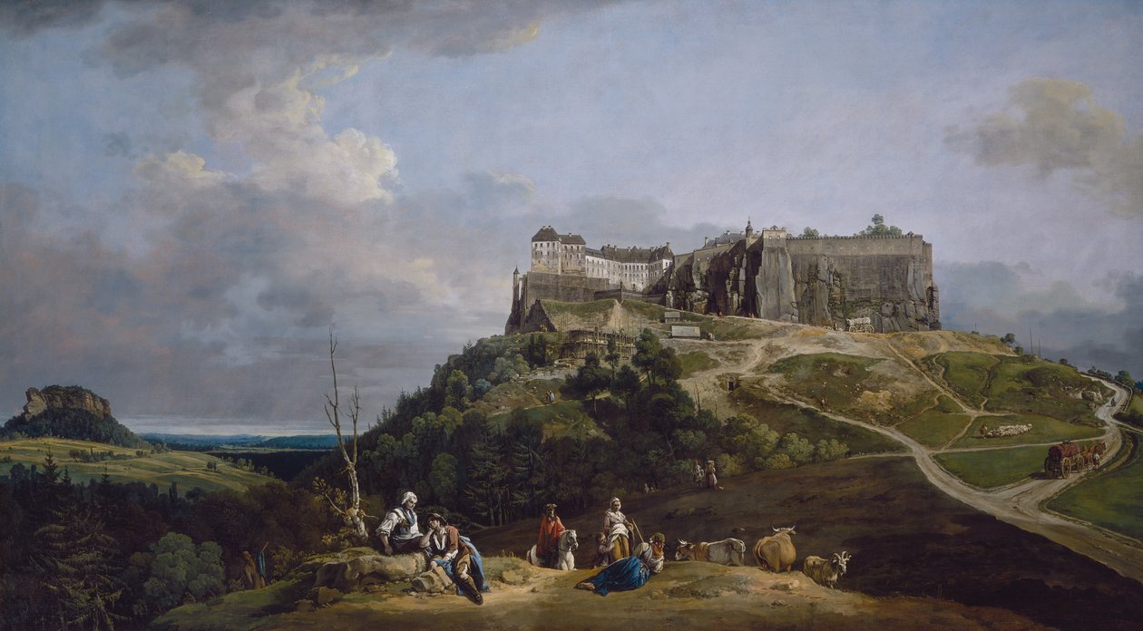 A königsteini erőd alkotó: Bernardo Bellotto
