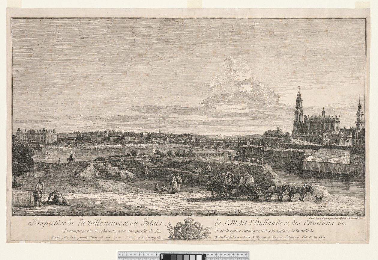 Drezda kilátása alkotó: Bernardo Bellotto