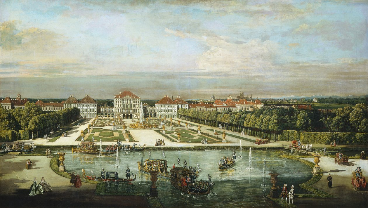 Nymphenburg-palota, München alkotó: Bernardo Bellotto and Workshop