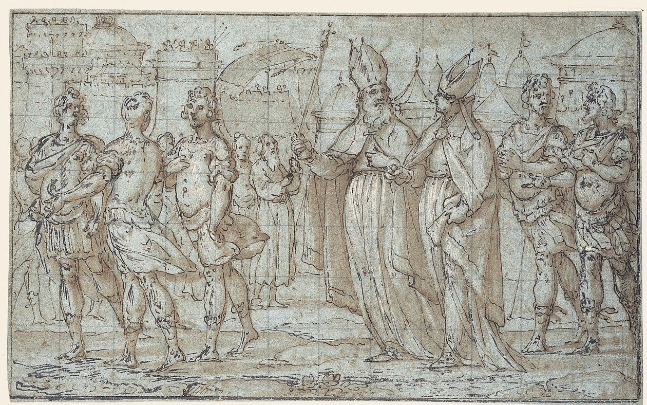 Felvonulás az Olajfák hegyére alkotó: Bernardo Castello