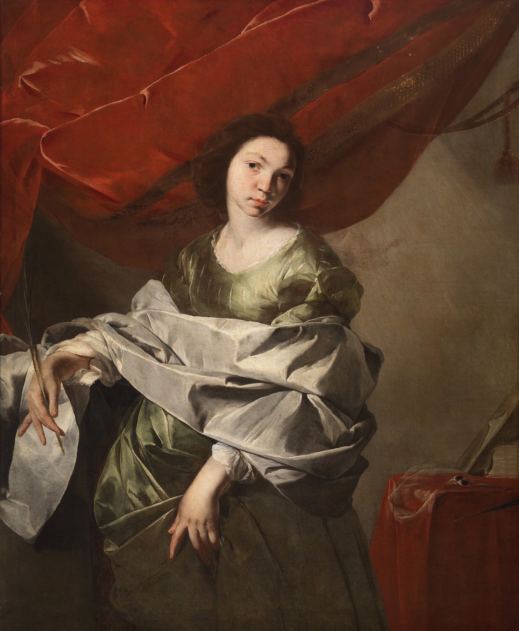 Szent Lucia, 1645-1648 körül. alkotó: Bernardo Cavallino