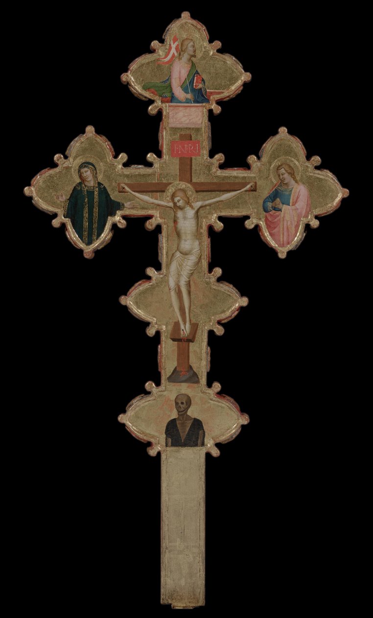 Hordozható, kétoldalas kereszt recto, 1335-1340 alkotó: Bernardo Daddi