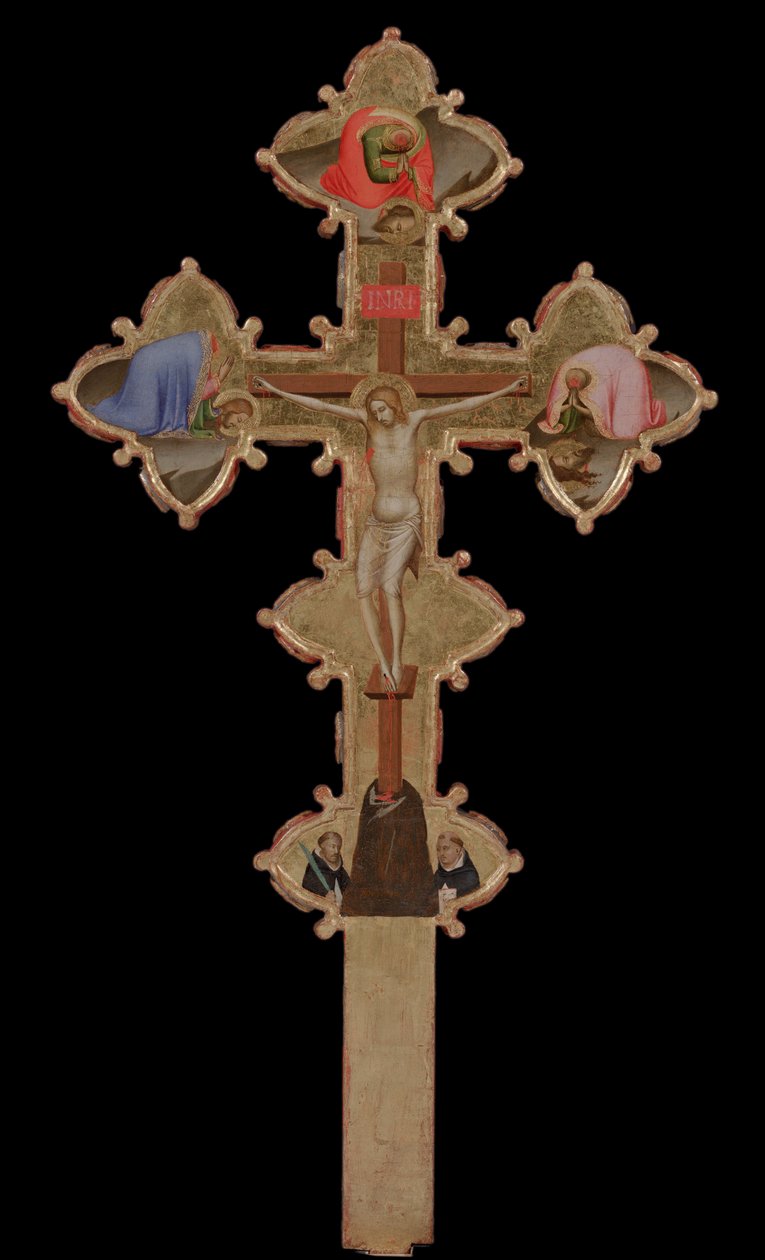 Hordozható, kétoldalas keresztirányú, 1335-1340 alkotó: Bernardo Daddi