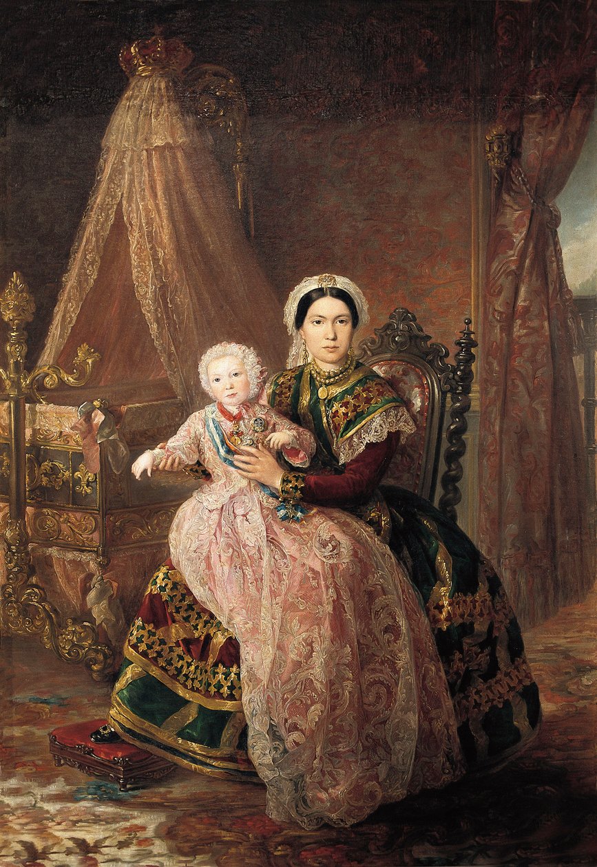 XII. Alfonz portréja alkotó: Bernardo Lopez y Piquer