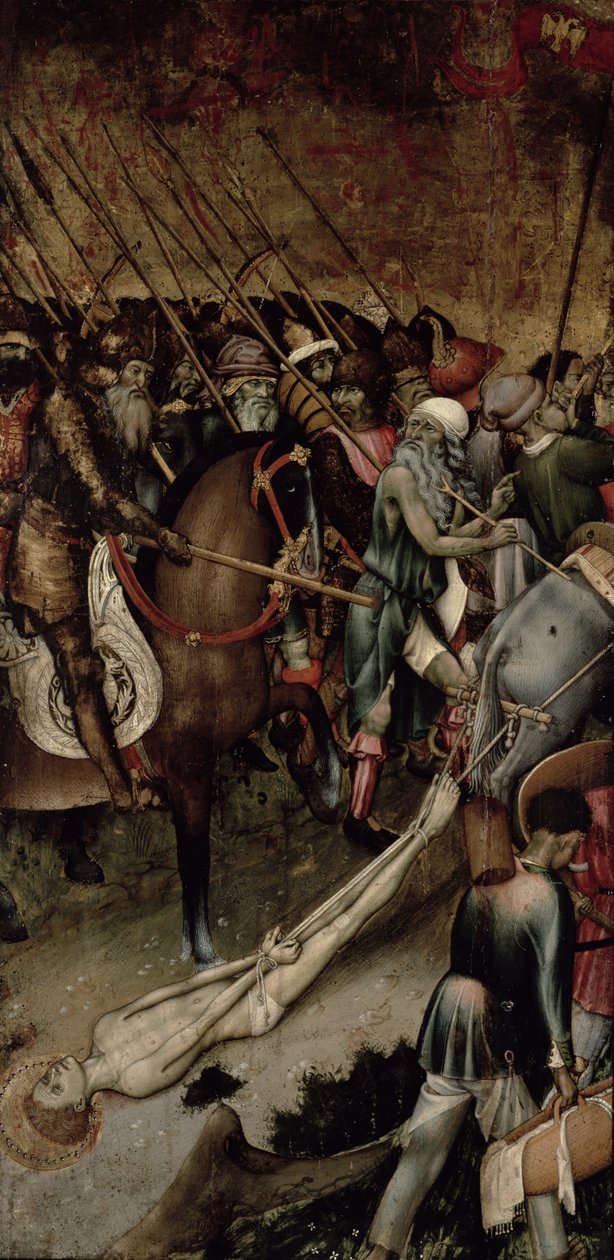 Szent György vértanúsága, 1435 körül (olaj, tábla) alkotó: Bernardo Martorell