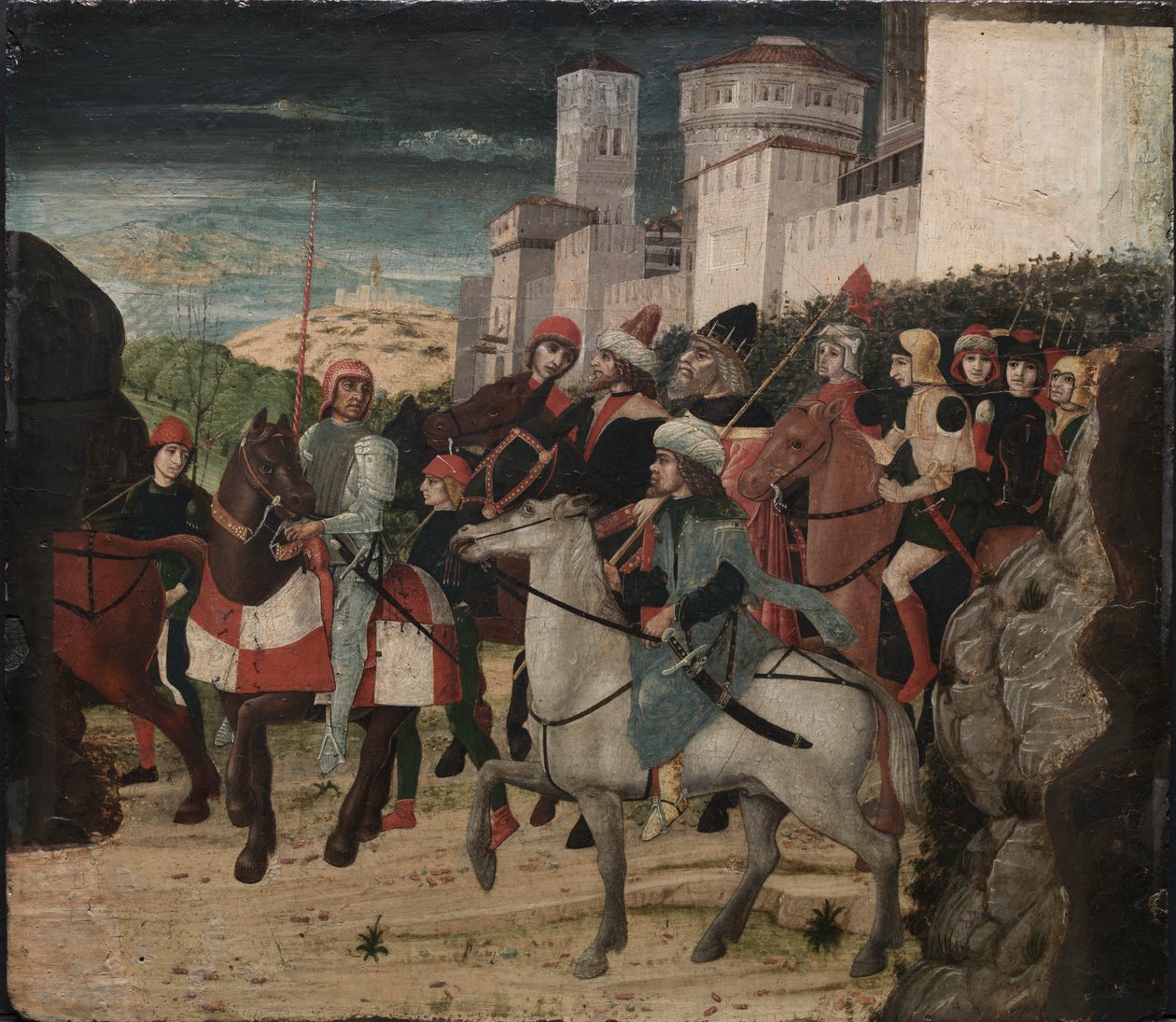Mágusok körmenete, c. 1450-1500 (tempera fán) alkotó: Bernardo Parentino