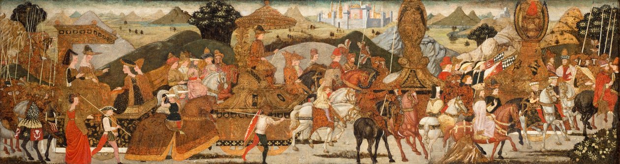 Sándor diadala, 1485 körül (temepra és aranyozás a táblán) alkotó: Bernardo Rosselli