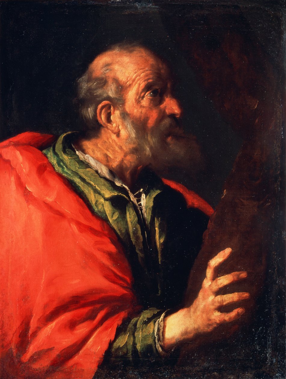 Egy öregember feje, Péter apostol, 17. század alkotó: Bernardo Strozzi