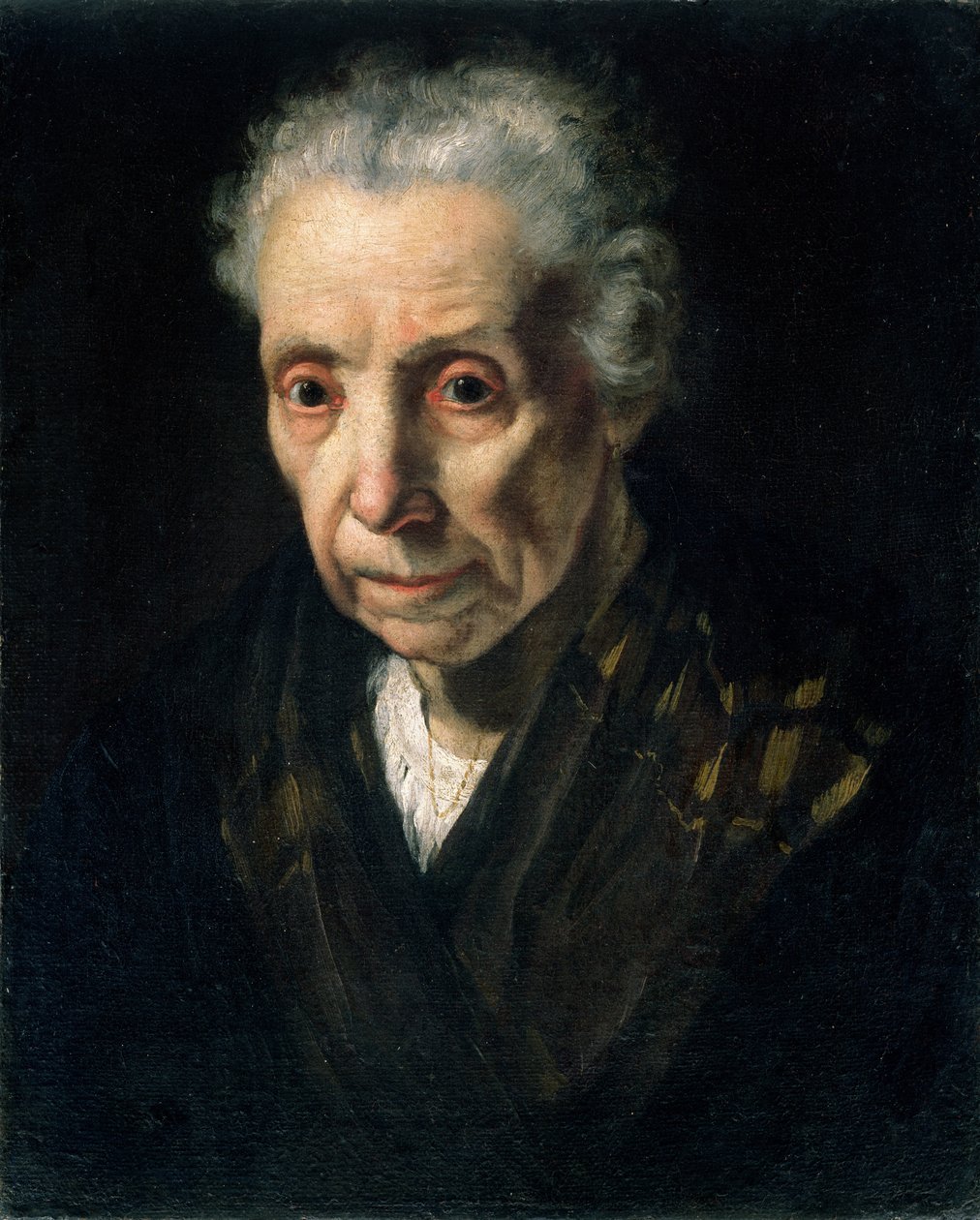 Egy öregasszony feje alkotó: Bernardo Strozzi