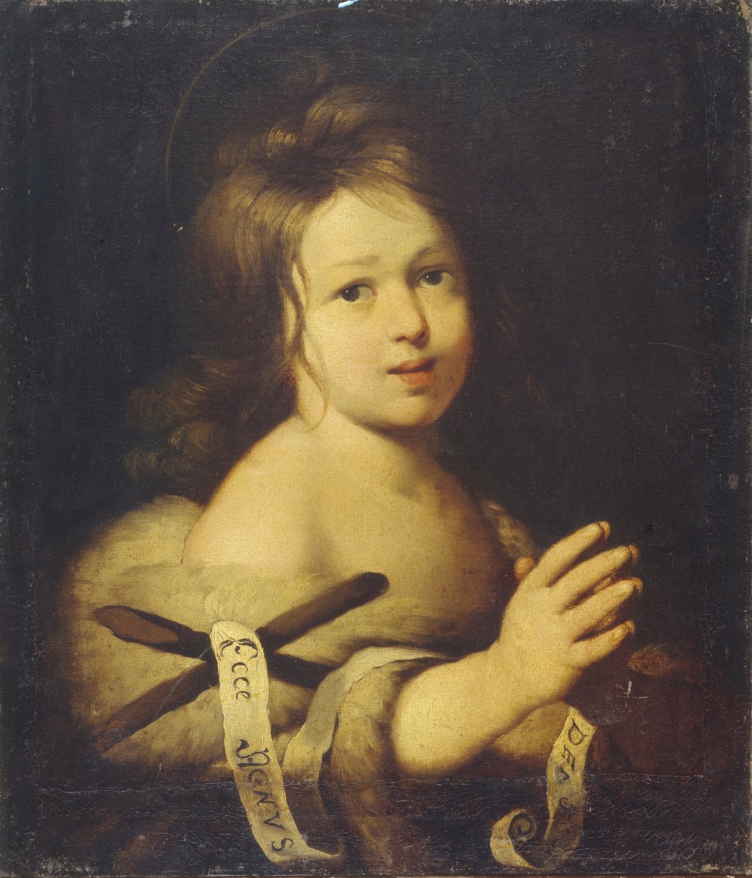 Keresztelő János gyermekként alkotó: Bernardo Strozzi