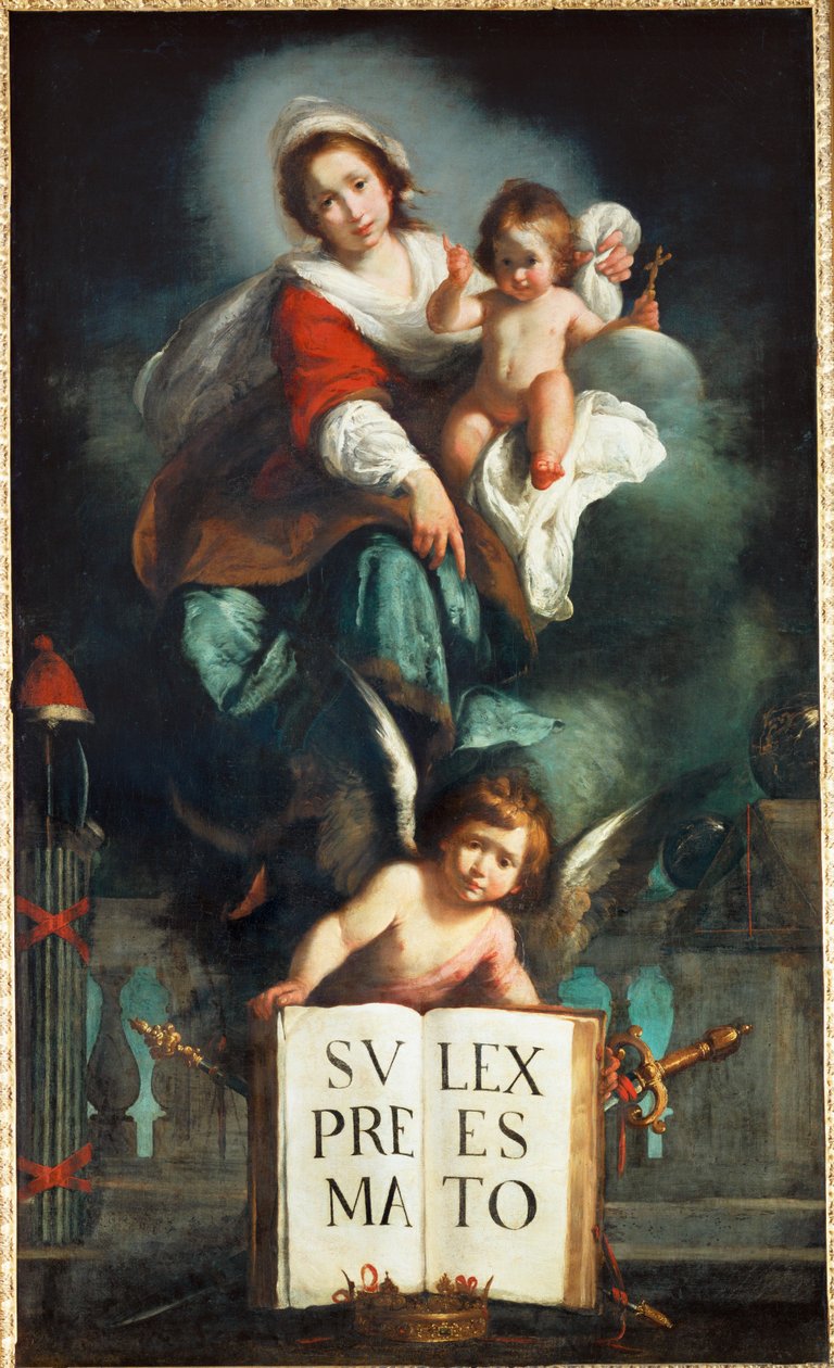 La Madone de la Justice - Az igazság Madonnája ... alkotó: Bernardo Strozzi