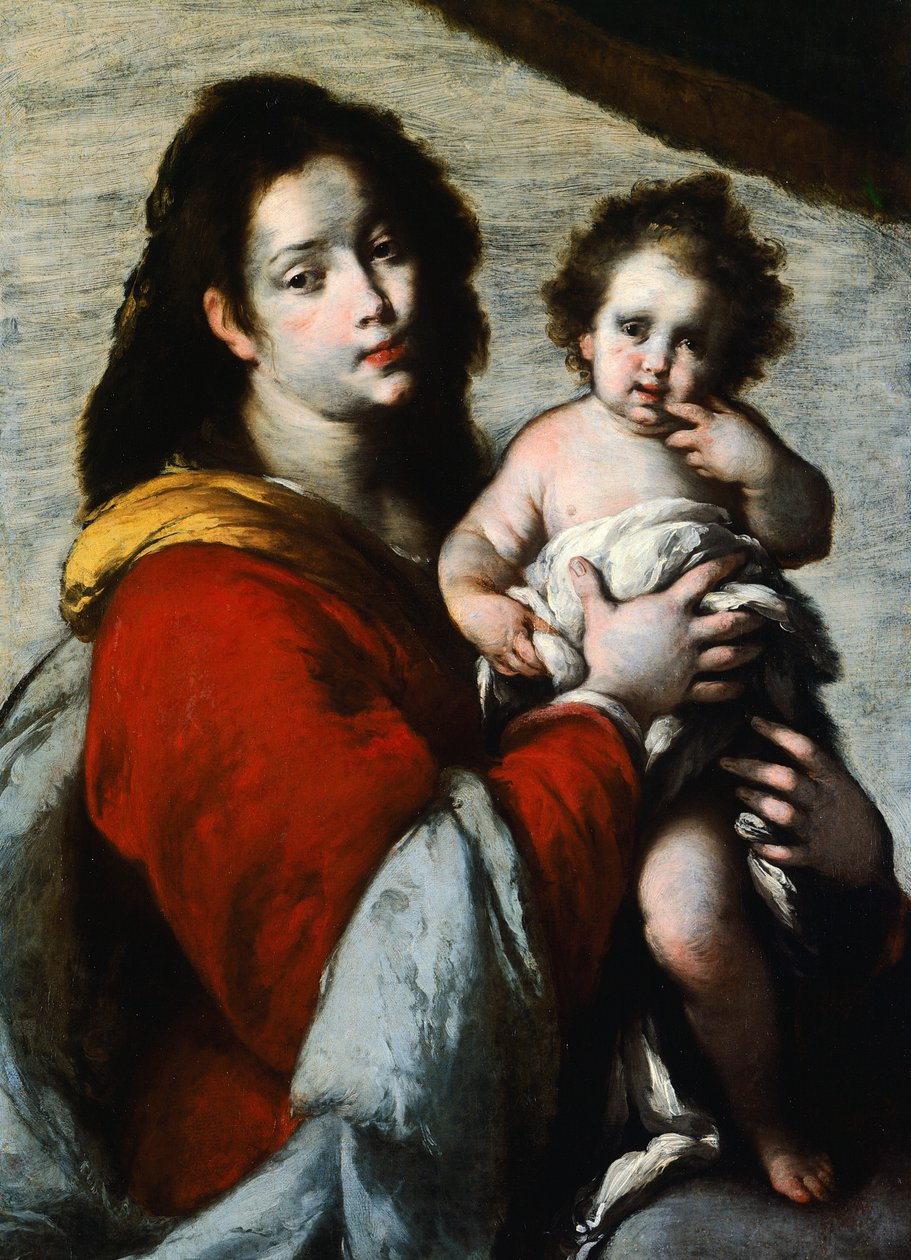 Madonna és gyermeke alkotó: Bernardo Strozzi