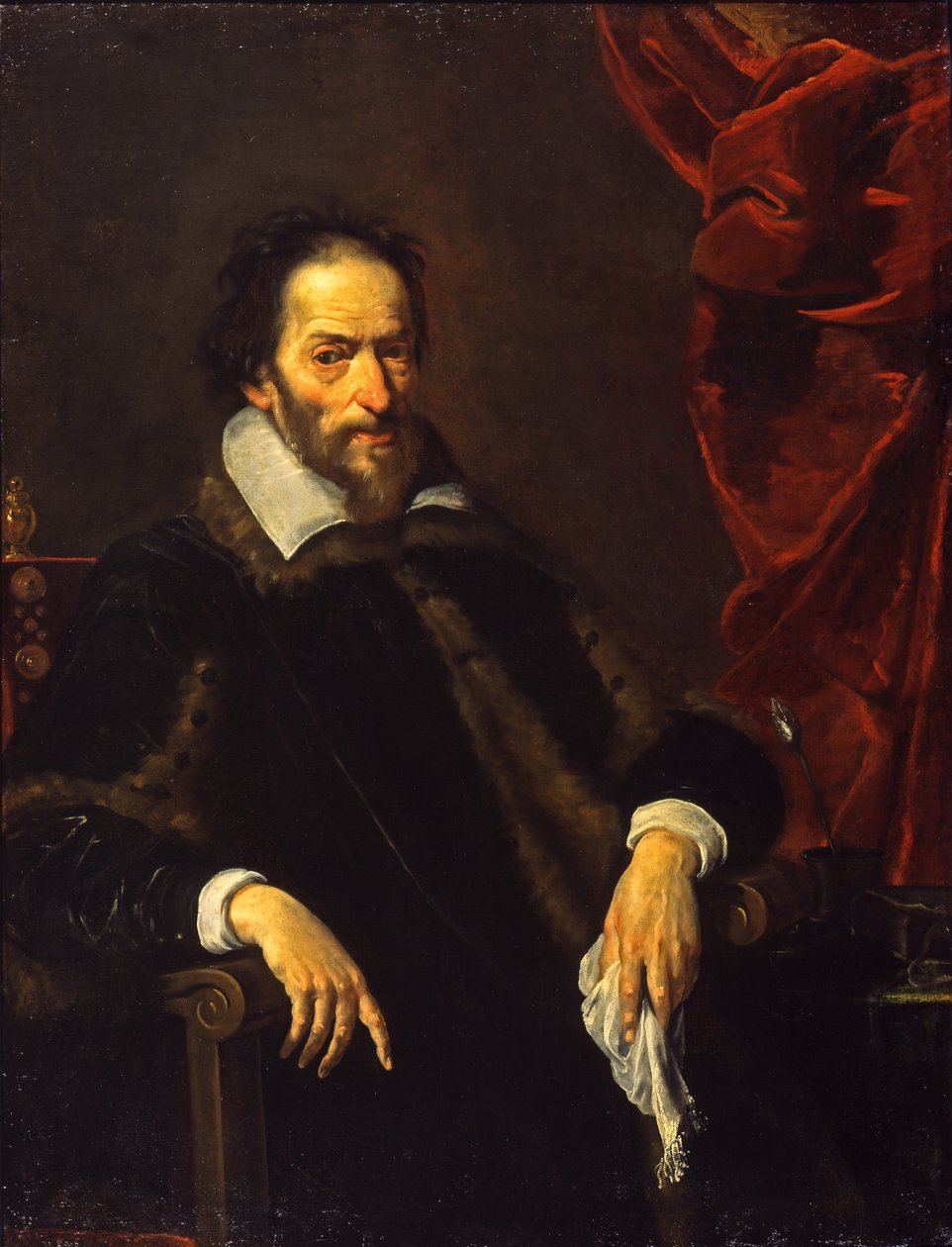 Egy úriember portréja, 1625-1632 körül alkotó: Bernardo Strozzi