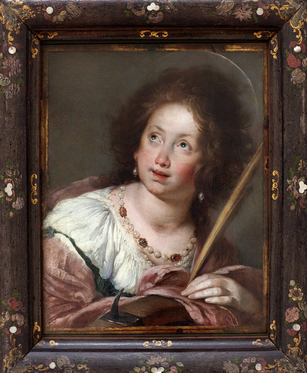 Alexandriai Szent Katalin (kb. 290- mártír 307). Bernardo Strozzi, Cappucino (1581-1644) festménye, olaj, vászon, 1630 előtt. Olasz művészet 17. század. Staatsgalerie, Stuttgart (Németország). alkotó: Bernardo Strozzi