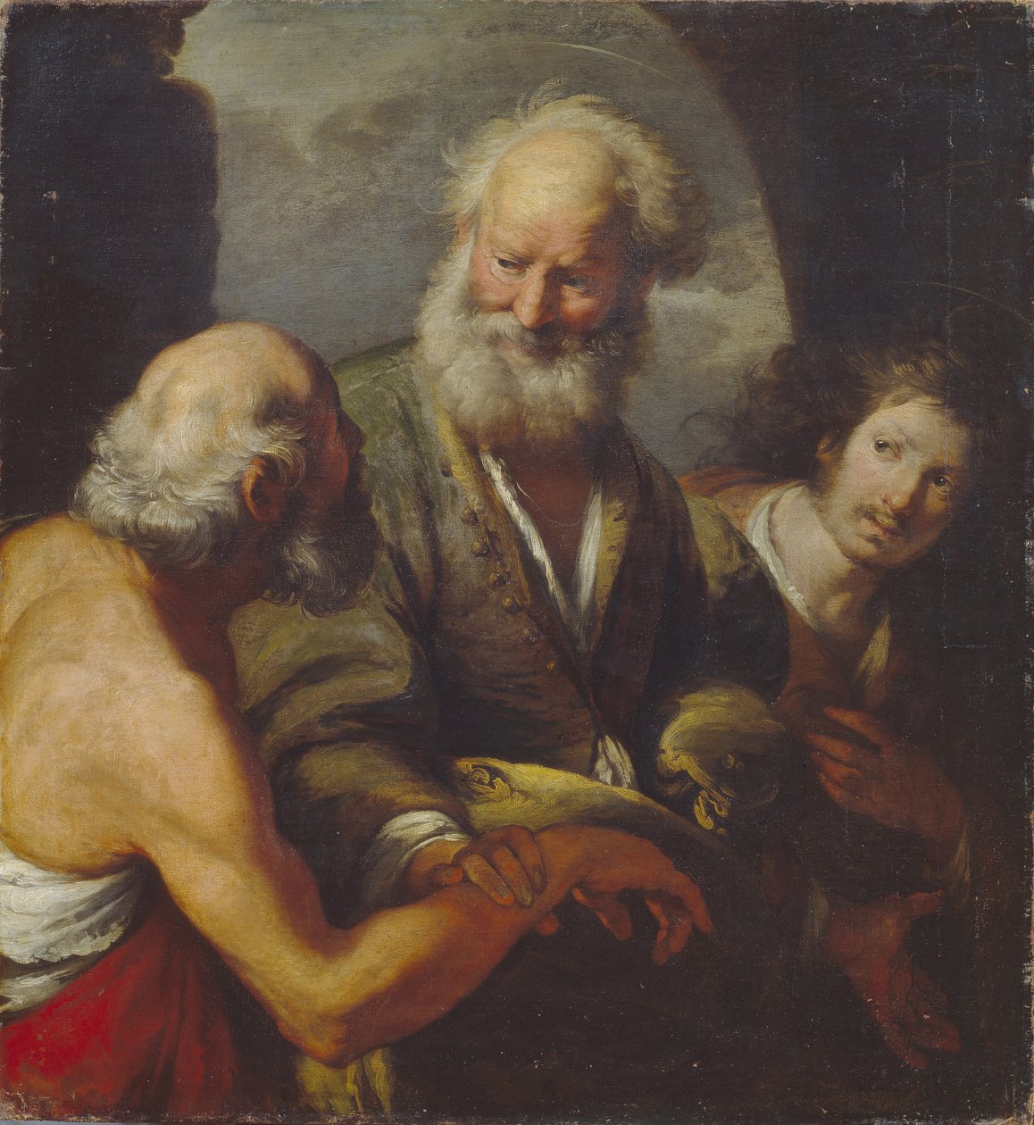 Szent Péter meggyógyítja a bénultat alkotó: Bernardo Strozzi